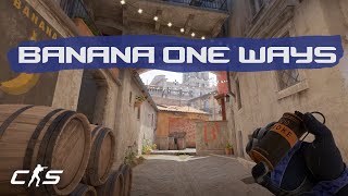 CS2 Inferno  3 Unstoppable One Way Smokes for BANANA Patched [upl. by Enelkcaj98]