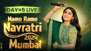 🔴 LIVE  Geeta Rabari  Mumbai Day 5 Live  Navratri 2024 Live  Navratri Garba [upl. by Naahs642]