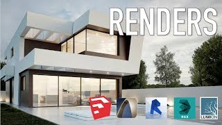 5 Programas para hacer RENDERS ARQUITECTONICOS [upl. by Gaudet]