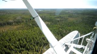 Retour en hydravion et aperçu des coupes à blanc [upl. by Severn]