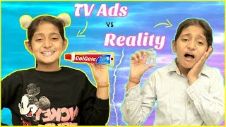 TV Ads vs REAL LIFE   Roleplay Fun Sketch MyMissAnand [upl. by Benita]