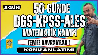 Temel Kavramlar 1  KPSSDGSALES Matematik Konu Anlatımı  50 Günde KPSSDGSALES Matematik Kampı [upl. by Ayra94]