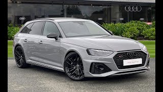 Approved Used Audi RS4 Avant RS 4 Avant Carbon Black 450 PS tiptronic  Stoke Audi  NJ20 XHY [upl. by Tirma187]