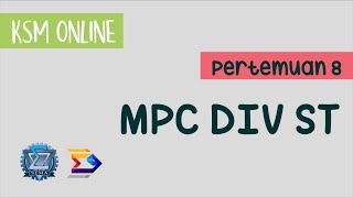 Pertemuan 8  MPC ST  Tingkat 2 DIV Statistik [upl. by Hogue]