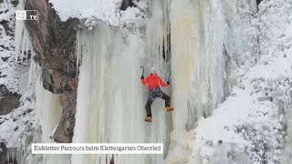 Eisklettern in Längenfeld [upl. by Nosredna]