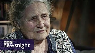 Doris Lessing wins Nobel Prize for Literature 2007  Newsnight archives [upl. by Mandel950]