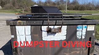 DUMPSTER DIVING Five dumpsters checked grab bags dumpsterdiving savingfromthelandfill [upl. by Eiaj688]