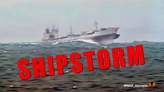 Shocking Video Of Cruise Ship Hit By Storm [upl. by Elletnahc31]