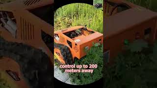 Vigorun remotely controlled track lawnmower for salemower remotecontrolmower [upl. by Werdnaed]