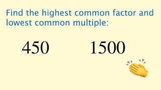 Highest Common Factor amp Lowest Common Multiple  GCSE Mathematics [upl. by Legnaleugim]