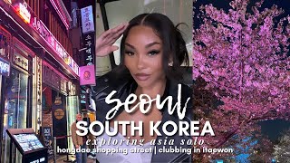 a week in seoul korea solo ⛅️  hongdae amp itaewon nightlife  한국 블로그 [upl. by Ahseki]