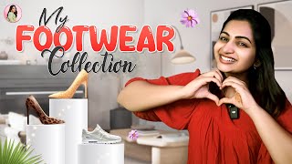 My Footwear Collection  Nakshathra Nagesh [upl. by Zeuqram]