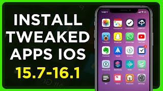 How to Get Tweaked Apps on iOS 157161 Easily No Jailbreak Full Guide [upl. by Maretz]