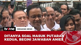 Anies Baswedan Tiba di Posko Pemenangan AMIN Rakyat Semakin Terbuka untuk Perubahan  tvOne [upl. by Gib]