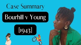 Case Summary Bourhill v Young 1943 House of Lords decisiontort lawnegligenceduty of care [upl. by Eintrok]