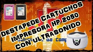 Limpieza de Cabezales de cartuchos 122 de Impresora HP 2050  JP SOLUCIONES [upl. by Nnylak]