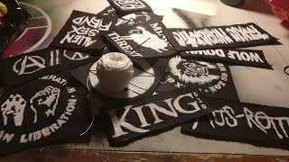 How to make DIY punk patches [upl. by Melania]