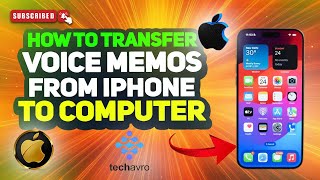 How to transfer voice memos from iphone to computer 2024 [upl. by Wieche]