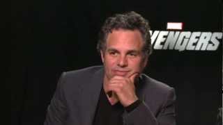 The Avengers  Mark Ruffalo Scarlet Johansson Interview [upl. by Ainahs450]