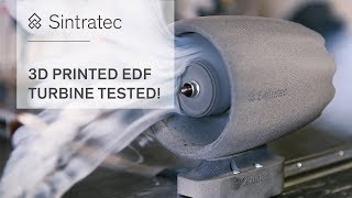 3D printed Electric Ducted Fan TESTED – How strong is SLS EDF Turbine Test [upl. by Krug]