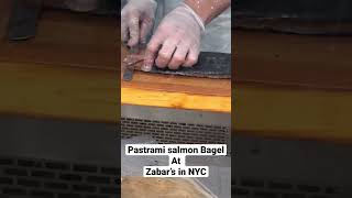 Pastrami salmon bagel in Zabar’s [upl. by Mcgray]