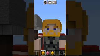 MAKE THOR STATUE IN MINECRAFTthoravengers [upl. by Atena]