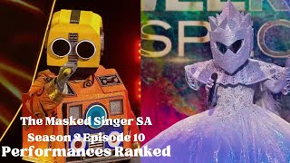 The Masked Singer South Africa Season 2 Episode 10 Performances Ranked [upl. by Nnyrat]