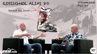 2012 Rossignol Alias 80 Ski Boot Review [upl. by Giordano]