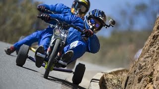 High Speed Downhill Trike Racing [upl. by Ashley]