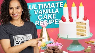 The ONLY Vanilla cake recipe you’ll ever need Delicious moist Yo’s most popular cake recipe ever [upl. by Reeher]