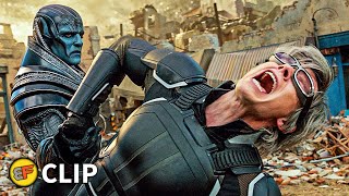 Quicksilver vs Apocalypse  quotFoolish Childquot Scene  XMen Apocalypse 2016 Movie Clip HD 4K [upl. by Ttegdirb126]