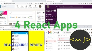 Review  Sonny Sanghas Build 4 React Apps Course [upl. by Ehcropal]