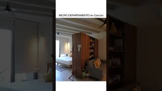 MICRO DEPARTAMENTO en CANCÚN esta es la VIVIENDA MÍNIMA BÁSICA Visitando Airbnbs [upl. by Tnarb]