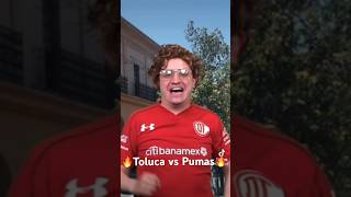 🔥Toluca vs Pumas🔥 pumas pumasmx futbol ligamx tiktok futbolmexicano chinohuerta parati [upl. by Nylhsa]