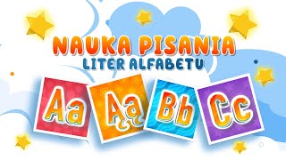 Nauka pisania liter alfabetu  A Ą B C  Bajka Edukacyjna dla dzieci [upl. by Revned]