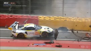 Heavy Crash Alex Malykhin 2024 TotalEnergies 6 Hours of Spa driver OK [upl. by Town]