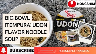 NONGSHIM big bowl tempura  udon flavor noodle soup  제품중량 [upl. by Roselia7]