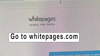 How To Remove Information From White Pages [upl. by Jenette844]