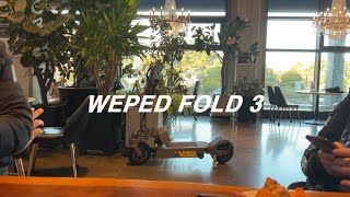 Electric Scooter WEPED FOLD 3 TEST Review [upl. by Zetana]