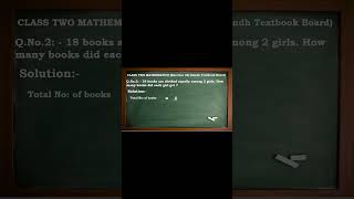 Real Life Division Word Problems  SA MathsSTBBClass Two MathematicsExercise 46  QNo02 shorts [upl. by Eniamzaj]