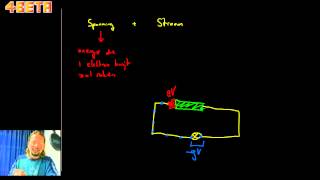 Elektriciteit Verschil tussen spanning en stroom [upl. by Assek]