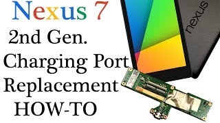 2013 New Google Nexus 7 chargingdata port replacement [upl. by Cychosz]