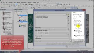 Tutorial ¿cómo hacer un mosaico en ArcGis 102 unión de imágenes SPOT [upl. by Lunsford]