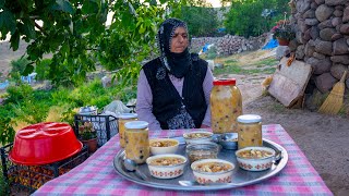 Türklerin Kutsal Tatlısı Aşure Yapımı Doğal Köy Yaşamı [upl. by Leahey]