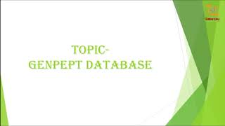 GenPept  Biological Databases  TSSL [upl. by Dnalwor905]