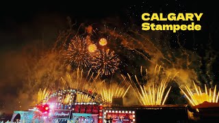 Calgary Stampede  Grandstand Show 2024  Racing  Music Concert  Robo Show Drone Show  Fireworks [upl. by Llenrup184]