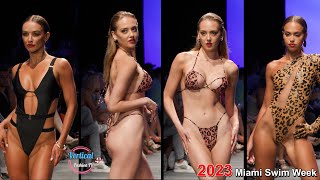 4k60 2023 HOT SWIMWEAR SHOWAMICHAEL ep3  2023 Miami Swim Week [upl. by Milurd582]