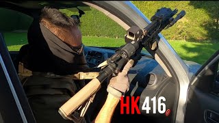 airsoft HK416 full auto [upl. by Atekan]