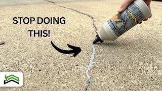 Don’t Make These Errors Sealing Small Concrete Cracks Correctly [upl. by Giess710]