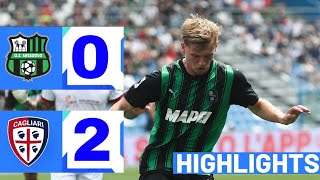 Sassuolo vs Cagliari 02 Gli Highlights Lega Serie A TIM 20232024 [upl. by Llemhar]